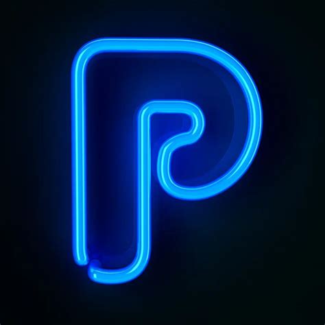 Neon Sign Letter P — Stock Photo © creisinger #8832251