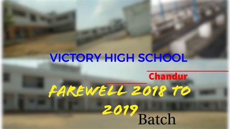 Victory High School 2018-2019 || FAREWELL - YouTube