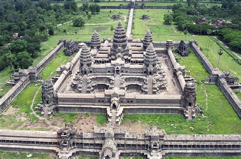 Cambodia | Aerial view of Angkor Wat Temple. [Exact date unk… | Flickr