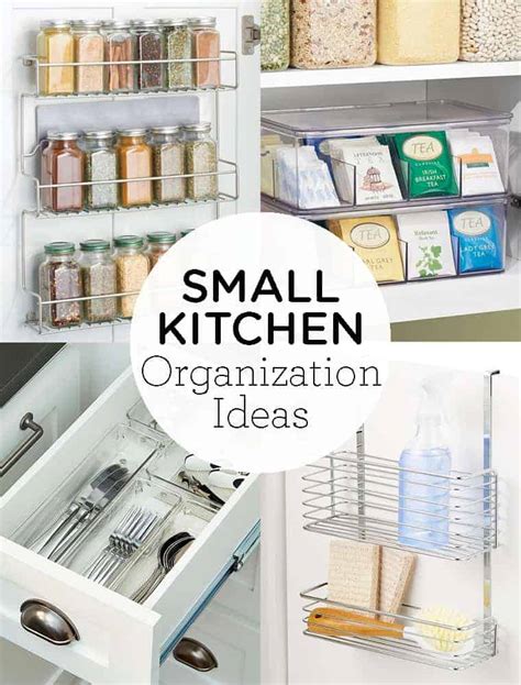 12 Small Kitchen Organization Ideas - Simply Quinoa