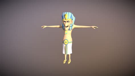 King Tut cartoon Style - Buy Royalty Free 3D model by DavidePrestino [1c925e3] - Sketchfab Store