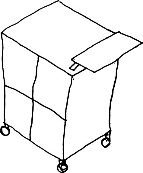Clipart - Rolling cart design