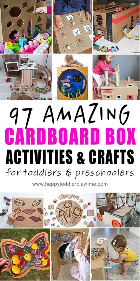 Pin on Recycled Crafts | Indoor activities for kids, Cardboard box ...