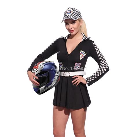 Sexy Women Grid F1 Grand Prix Super Car Racer Racing Driver Fancy Dress Outfit-in Sexy Costumes ...