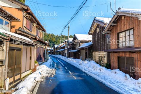 Old Japanese Port Town Stock Photo - Download Image Now - Architecture ...