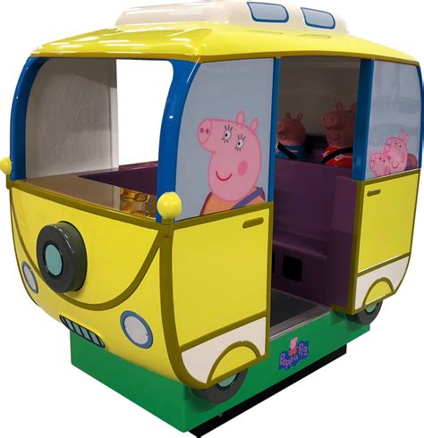 Peppa Pig Camper Van Kiddie Ride - Leisurematic