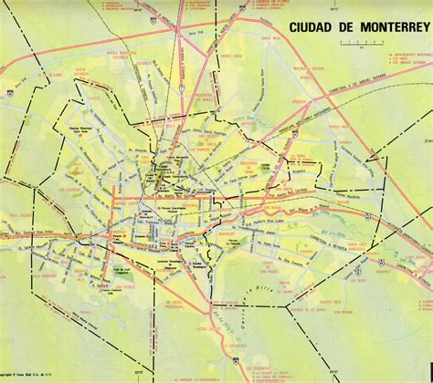 Monterrey Map and Monterrey Satellite Image