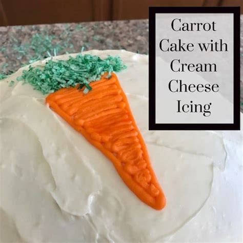 Carrot Cake With Cream Cheese Icing - Saving You Dinero