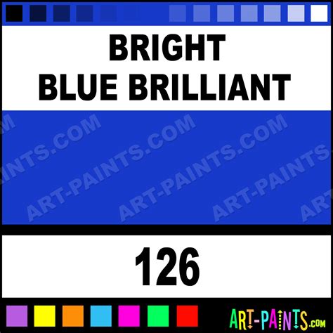 Bright Blue Brilliant St Petersburg Pro Watercolor Paints - 126 - Bright Blue Brilliant Paint ...