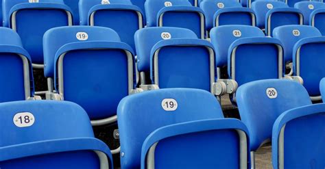 Blue Arena Chairs · Free Stock Photo