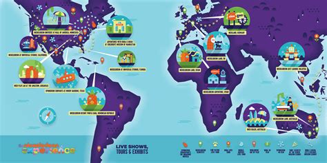 Nickelodeon Experiences Global Map on Behance