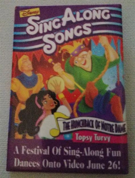 DISNEY SING ALONG Songs The Hunchback of Notre Dame film promotionnel ...