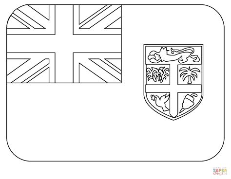 Free Fiji Flag Coloring Page Coloring Page Printables - vrogue.co