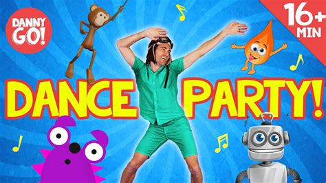 Wiggle, Freeze, Spin + more! | Dance Along | Dance Compilation | Danny Go! Songs for Kids - YouTube