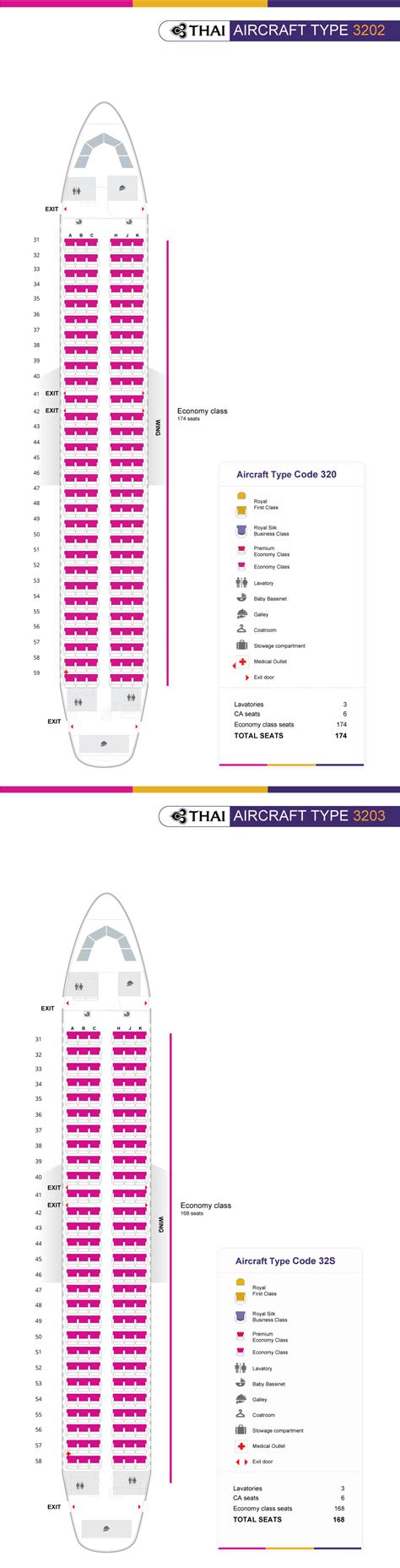 Airbus 320-200 | Our Aircraft | Thai Airways