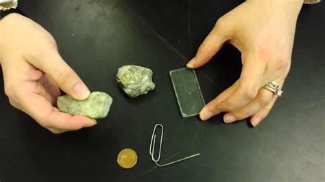 Mineral Hardness Test - YouTube