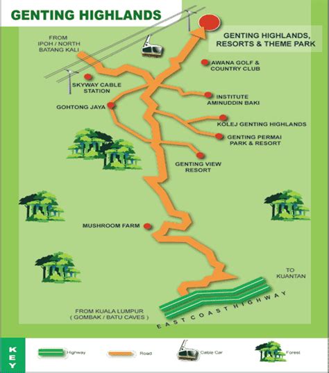 Genting Highland Map listed by Malaysiamap.org Map of Malaysia Map ...