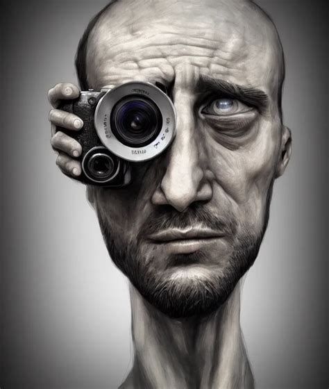 man with camera for a head, hyper realism, fine | Stable Diffusion | OpenArt