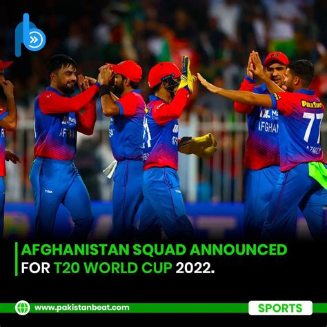 Afghanistan Squad Announced for "T20 World Cup 2022" | World cup, World cup 2022, All team