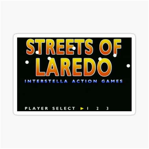 "Streets Of Laredo" Sticker by superkickparty | Redbubble