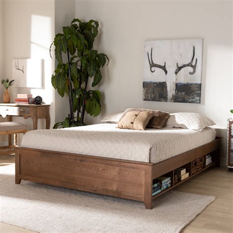 Wood Platform Bed Frame Full