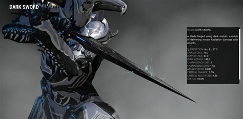 Image - Dark sword redesign.png | WARFRAME Wiki | FANDOM powered by Wikia