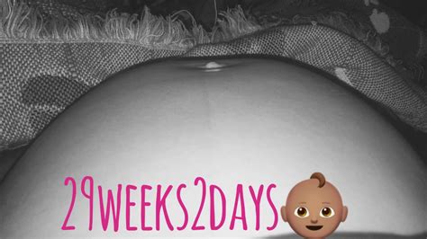 Baby movement at 29 weeks! - YouTube