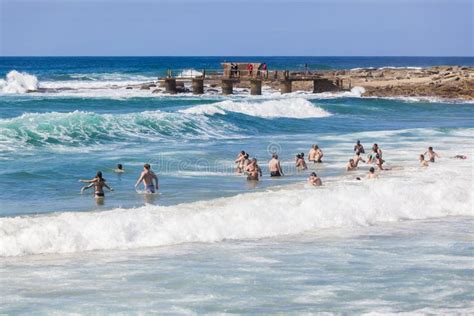 People Swimming Waves editorial photography. Image of beach - 61167997