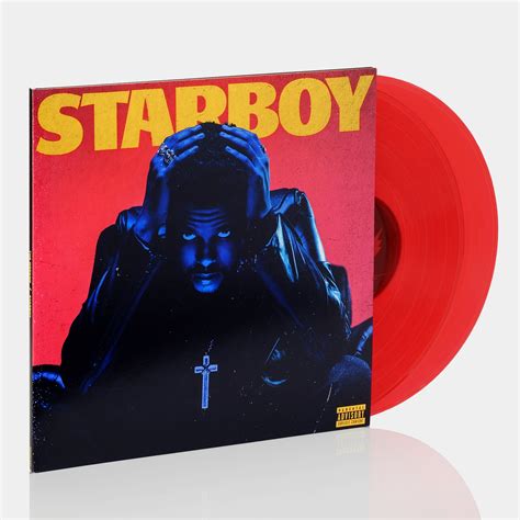 The Weeknd - Starboy 2xLP Translucent Red Vinyl Record