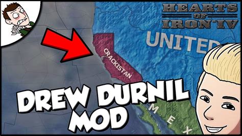 Creating a Drew Durnil Empire on Hearts of Iron 4 HOI4 Mod Gameplay - YouTube