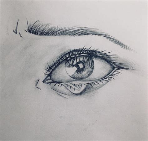 How To Draw Eyes Easy Eye Drawing Crying Eye Drawing Drawings | Images ...