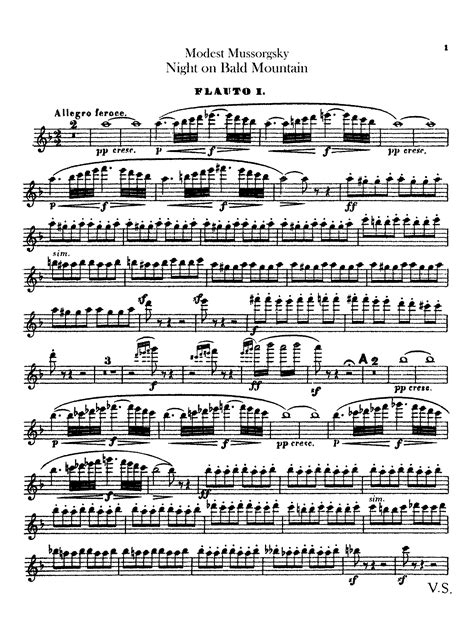 Night on Bald Mountain (Mussorgsky, Modest) - IMSLP: Free Sheet Music PDF Download