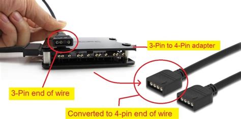 How To Connect 3 PIN RGB To A 4 Pin Header? - 4 Ways