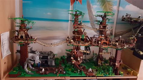 Neues Ewok Village . Star Wars . Lego . Moc . Lego Ewok, Endor, Lego Star Wars, Moc, Legos ...