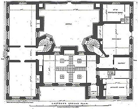 The Servant’s Quarters in 19th Century Country Houses Like Downton ...