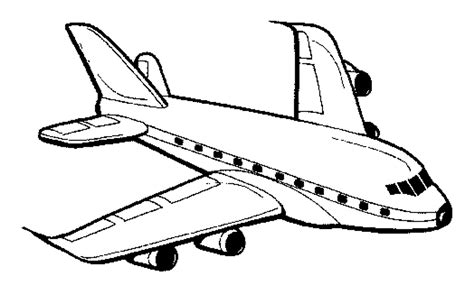 Airplane Coloring Pages Free Printable - Printable Templates