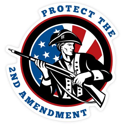 Protect The 2ND Amendment Sticker - 2A Decal Sticker - Agent Gear USA