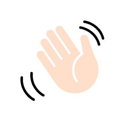 Hand Waving Animated Gif