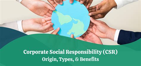 Corporate Social Responsibility (CSR) | Origin, Types, & Benefits