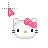 hello kitty cute pink heart Cursors