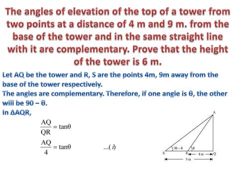 Some applications of trigonometry