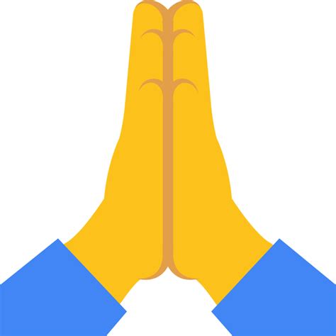Praying Hands Emoji Prayer Gesture - prayer png download - 768*768 - Free Transparent Praying ...