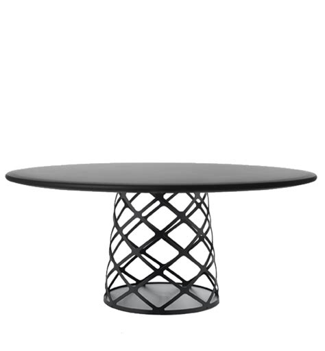 Aoyama Lounge Table | White round coffee table, Bamboo coffee table ...