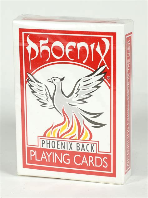 Phoenix Back Playing Cards Sealed - Quicker than the Eye