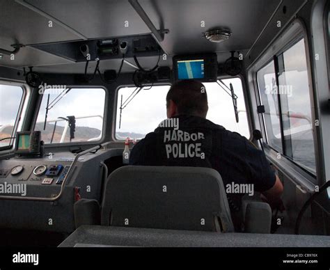 San Diego Harbor Police Stock Photo - Alamy