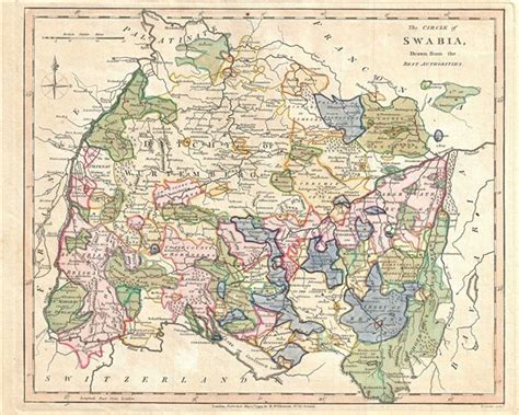 The Circle of Swabia, Drawn from the Best Authorities.: Geographicus Rare Antique Maps