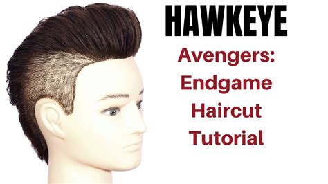 Avengers Endgame Hawkeye Haircut Tutorial - TheSalonGuy - YouTube