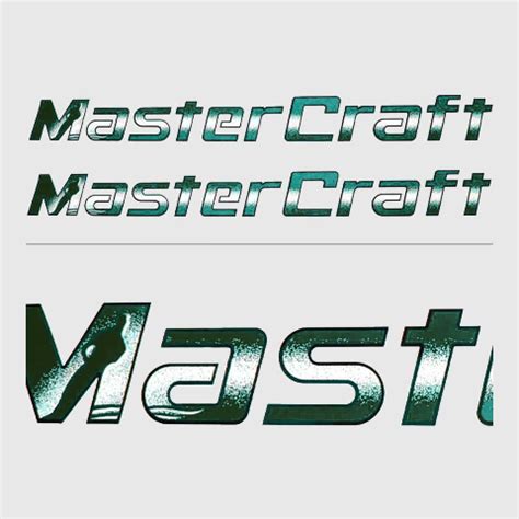 Mastercraft 750006 Oem Vinyl Logo Boat Decals Pair | eBay