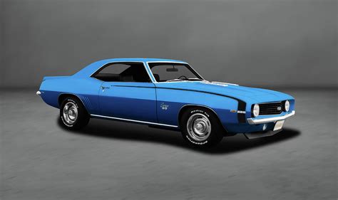 1969 Chevrolet Camaro SS 396 - 1969ss396camarodblgry208933 Photograph by Frank J Benz - Fine Art ...