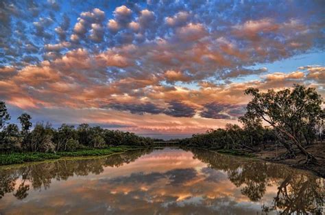 Thomson River, Longreach, Queensland | Travel aesthetic, Australia travel, River